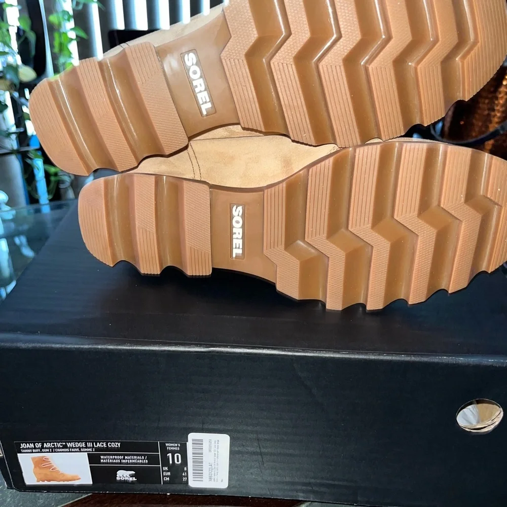 Brand new super cute wedge booties. - Picture 3 of 5